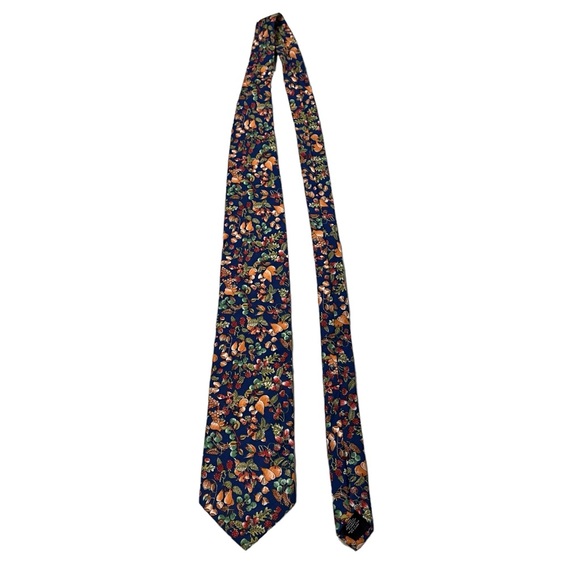 NWT, Vintage Banana Republic Safari & Travel Clothing Co Men's Cotton Floral Tie - Picture 9 of 13